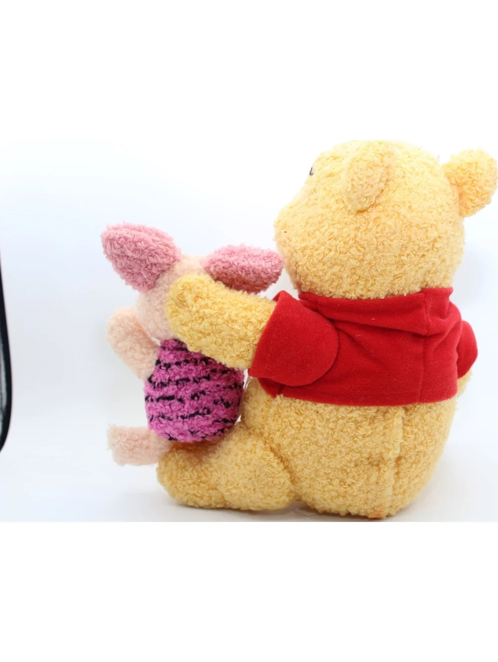 1999 Disney Winnie the Pooh Squeeze Piglet Pooh Sings Giggles Plush 2 Dolls